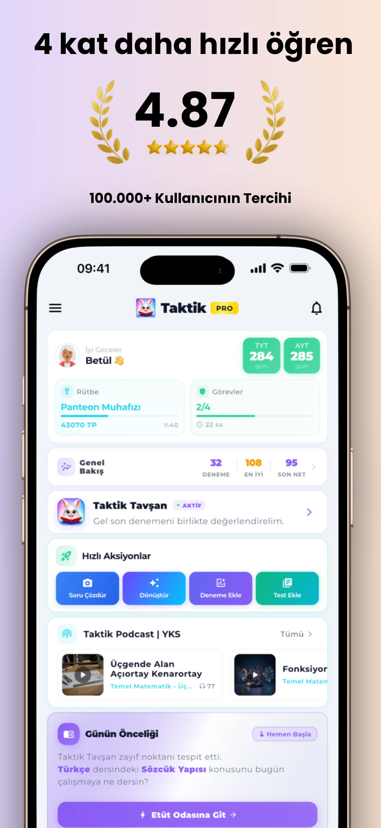 Taktik: YKS LGS KPSS AGS TUS screenshot
